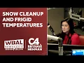 Meteorologist Alena Lee on cleanup a stretch of frigid temps and when we may see more snow