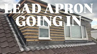 Lead Apron And Cover Flashing Going In