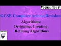 Algorithms Designing Creating Refining Algorithms