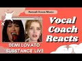 Download Lagu DEMI LOVATO 'Substance' Live | Vocal Coach Reacts | Hannah Evans Music