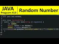 Java Program - Generate Random Numbers in Java