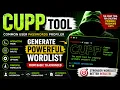 Generate Powerful Wordlists CUPP Tool How to Create Wordlist Complete Guide Cyber Security