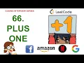 Plus One Leetcode 66 Amazon Google Facebook interview question
