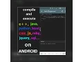 How to Run Any Programming Language Code On Android