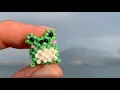 DIY Tiny Beaded Frog Amigurumi Super Round Cute