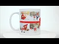 Polka Dot Ceramic Photo Mug