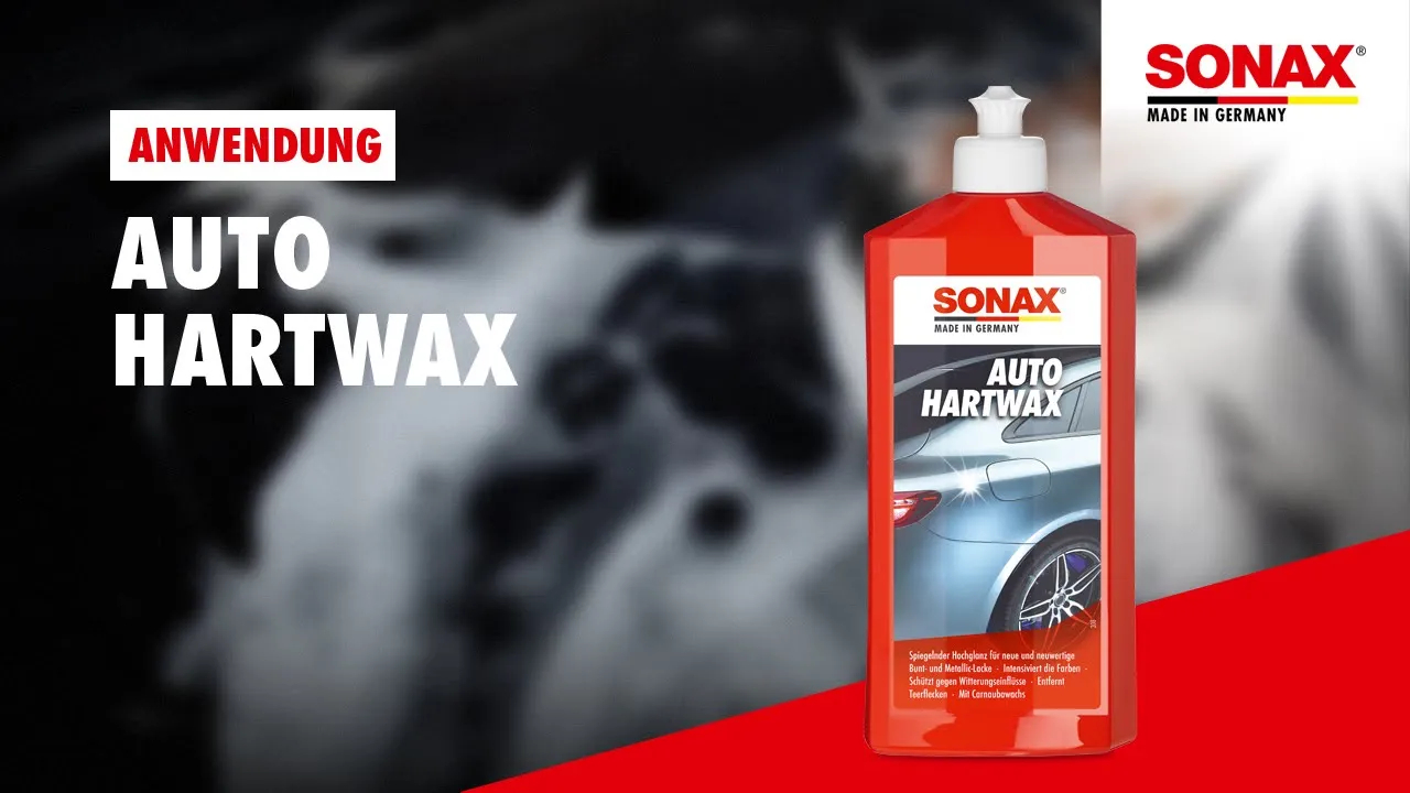 Anwendung SONAX AutoHartWax