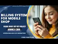 Billing System for Mobile Shop in Visual Studio 2010 VB Dot Net 2010