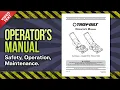 Operator s Manual Troy-Bilt TB110 TB120 TB130 Push Mower 769-09192