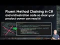 Fluent method chaining in C and orchestration code so clear your product owner can read it