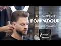 Modern Pompadour mens haircut
