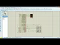 4 x 4 matrix keypad interface with LPC2148 Proteous Simulation