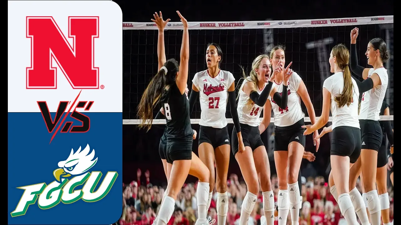 Nebraska vs. Florida Gulf Coast | FULL MATCH | September 20,2026 | Women's NCAA Volleyball 2026