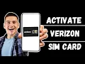 How To Activate Verizon SIM Card Verizon Sim Card Activation 2024