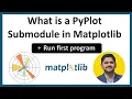 3 What is PyPlot Submodule in Matplotlib Run first program Matplotlib Tutorial Amit Thinks