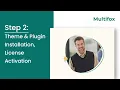 How to Install a WordPress Theme Plugin and Activate License Key Multifox WordPress Theme