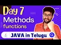 Day 7 Methods in Java in Telugu Java Course in Telugu Vamsi Bhavani