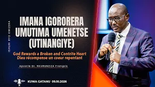 IMANA IGORORERA UMUTIMA UMENETSE UTINANGIYE |  | Apostle Dr.NKURUNZIZA François