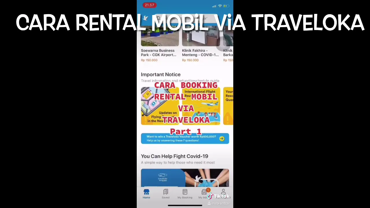 CARA RENTAL MOBIL MURAH TANPA SOPIR LEBIH BEBAS DI TRAVELOKA (TERBARU 2021)