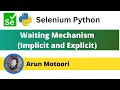 Waiting Mechanism - Implicit and Explicit Selenium Python