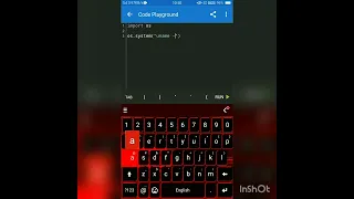Run linux commands using python