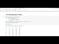 100 Days Python Loop Challenge Day 1 Print Multiplication Table