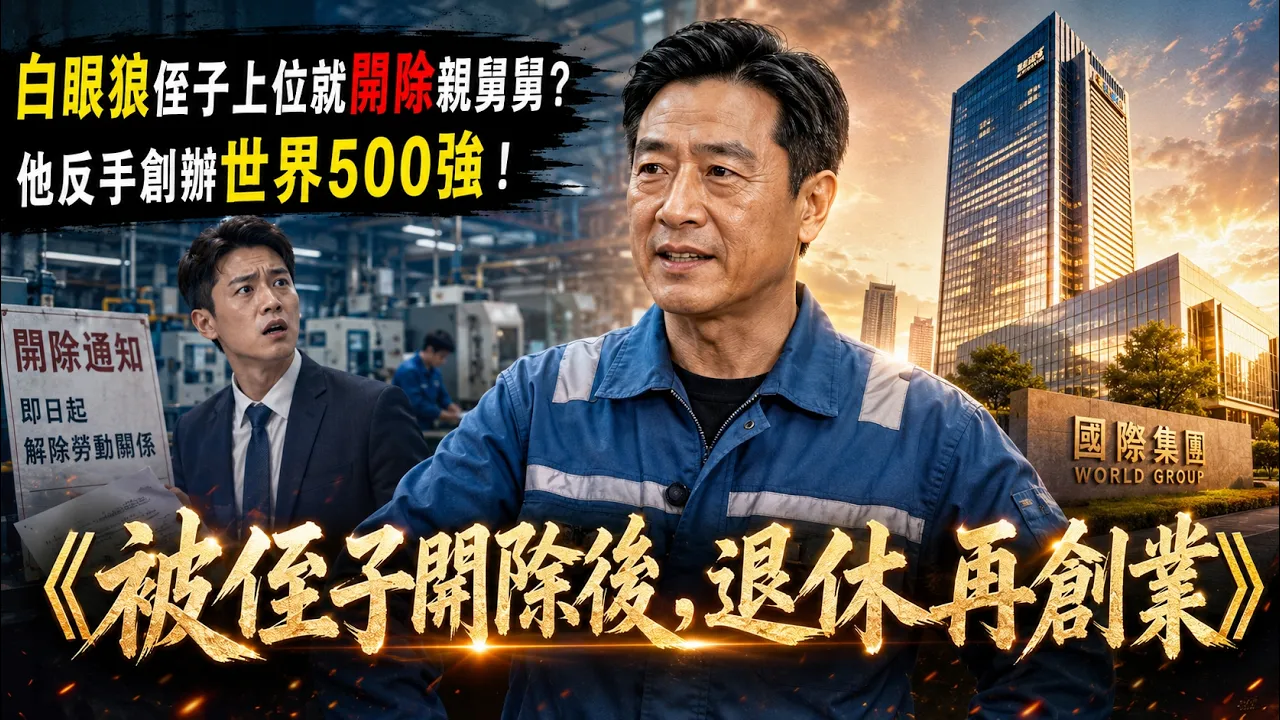 被侄子開除後,退休再創業