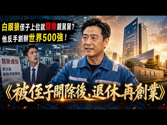 被侄子開除後,退休再創業