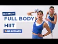 35-Minute Full Body HIIT Workout No Equipment No Repeat