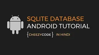 Android SQLite Database Tutorial Creating Database and Tables in SQLite - in Hindi