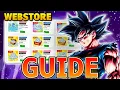 DBL Webstore Tutorial Create Your Account Claim FREE CC Step-By-Step Dragon Ball Legends