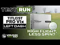 Titleist Pro V1x Left Dash Golf Ball Test Real Numbers Real Gains