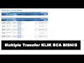 Multiple Transfer KLIK BCA BISNIS
