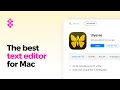 5 Picks for the Best Text Editor for Mac in 2026 Free Paid Choose Yours in 2 Minutes