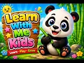 Easy Panda Drawing for Kids Step by Step Plus Color With Me