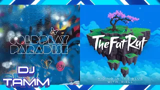 Download Coldplay vs. TheFatRat \u0026 RIELL - Hiding In The Blue Paradise (Double Mashup) MP3