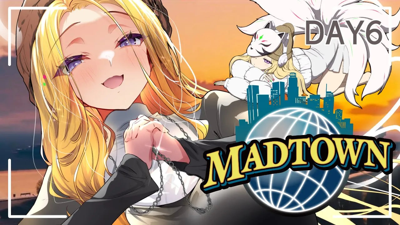 【GTA5│MAD TOWN】マッドアリエス教会初ミサ始動！？白狐の顔も添えて【アキロゼ/ホロライブ】