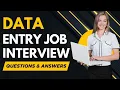 Top 20 Data Entry Job Interview Questions and Answers for 2026