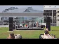 THE TWIN TOWERS QSC LA112 Line Array Speakers