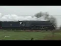 Lagu UK - Gresley at 75mph \u0026 Black 5 within a few minutes on East Coast Mainline, 15/11/25