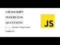 HackerRank JavaScript Certification JavaScript Interview Questions 2020