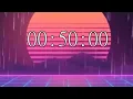 50 Minute Timer Rain Sounds Loud Alarm Relaxing Rain 80s Aesthetic Nostalgia
