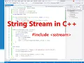 String Stream in C Slicing Composing String