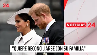 "Quiere reconciliarse con su familia": Harry y Meghan regresan a Reino Unido | 24 Horas TVN Chile