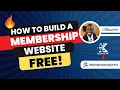 How to Build a Simple Membership Website for Free with WordPress Kadence and Paid Memberships Pro