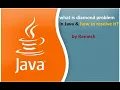 JAVA FAQ 29 What is Diamond Problem in Java
