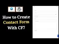 How to Create a Contact Form in WordPress Using Contact Form 7