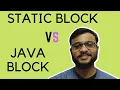 Static Block and Non Static Block in Java Instance Block Java Block - 2022 English