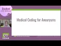 Medical Coding for Aneurysms