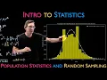 Population Statistics and Random Sampling